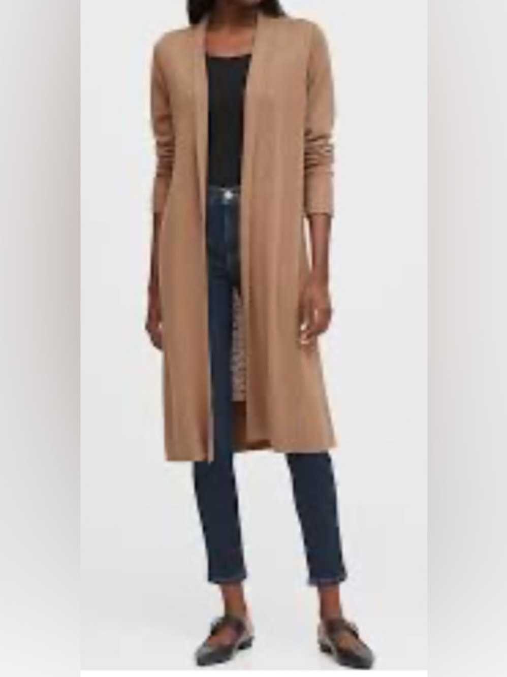Gap - NEW - Open-Front Longline Duster Cardigan Sweater - Picture 1 of 6